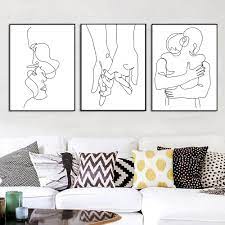 Le vœu de marc (coscénariste avec nicolas wild, dessin de lucie albon) Art Mural Peinture Sur Toile Tableau Dessin Au Trait Couple Main Amour Baiser Affiches Et Nordiques Tableaux Murales Minimalistes Pour Salon Sans Cadre 60x80cm 3pcs Tableaux Posters Et Arts Decoratifs Cuisine Et Maison