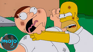 With seth macfarlane, alex borstein, seth green, mila kunis. Top 10 Times The Simpsons Made Fun Of Family Guy Watchmojo Com