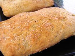 Italian Garlic And Herb Seasoned Panini Focaccia Bread Abm Focaccia Bread Recipes Bread
