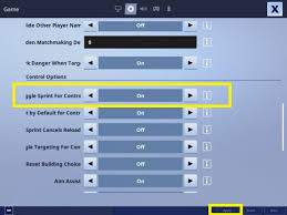 Recently epic added the new keybind l for toggle pickaxe (not shown below). How To Enable Disable The Auto Sprint Feature In Fortnite Mobile Plain Memory