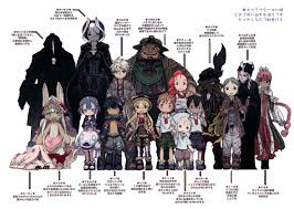 メイドインアビス レトロポスター メイドインアビス キャラクターデザイン
