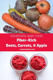 Homemade Baby Food Roasted Beets Apple Carrot Puree Pureed Food Recipes Baby Food Recipes Homemade Baby Foods
