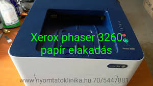 This item:xerox phaser 3260/di monchrome laser. Xerox Phaser 3260 Papir Elakadas Youtube