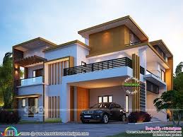Modern Contemporary 4 Bedroom House 3380 Sq Ft Modern Exterior House Designs Kerala House Design Bungalow House Design