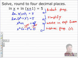 Im looking for the natural log (nl) or loge or e, however you choose to write it. Common And Natural Logarithm Video Lessons Examples And Solutions