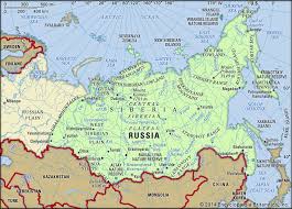 Beside or below the map is an area to write the place names associated with each number. Siberia Region Asia Britannica