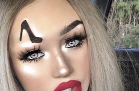 Weird Eyebrow Funny Https Ift Tt 2c7yfvb Crazy Eyebrows Eyebrow Trends Halo Brows
