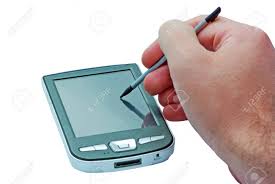 Download application for android and ios, best replacement for the play store and the appstore for your smartphone. Pda Phone With Touch Screen And Stylus In Hand Stock Photo Picture And Royalty Free Image Image 28336679