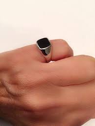 Black Onyx Ring Signet Ring Women Ring Men Ring Pinky Etsy Signet Rings Women Signet Ring Men Rings For Men