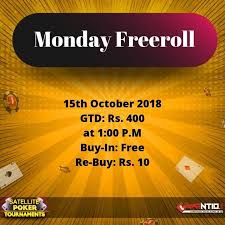 Kick Away Your Monday Blues Participate In Our Freeroll Poker At 1 P M Register Now Apk Https Ift Tt Poker Tournament Thursday Motivation Tournaments