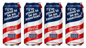 The news broke on twitter by dr. Coke Patriotic Can Red White And Blue Coca Cola Can