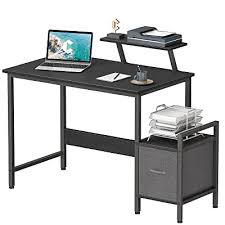 Maybe you would like to learn more about one of these? Buy Cubicubi Small Computer Desk 40 Inch Home Office Multipurpose Writing Desk With Extra Storage Rack And Moveable Shelf Black Online In Kazakhstan B086138qs8