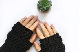 Check out our men's fingerless gloves crochet pattern selection for the very best in unique or custom, handmade pieces from our shops. Free Mens Fingerless Gloves Pattern Burgundy And Blush
