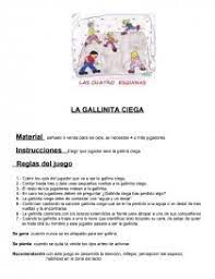 La gallina ciega (en argentina, gallito ciego) es un juego infantil en el que un jugador, con los ojos vendados, debe atrapar alguno de los participantes y, . Instructivo Del Juego La Gallinita Ciega Instructivo De Un Juego De Patio La Gallinita Ciega La Gallinita Ciega Juegos Populares Para Ninos Astrid S Gallery El Jugador Escogido Le Taparemos