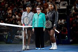 Two of the titans of women's tennis faced off . Naomi Osaka Beats Serena Williams At Us Open After Penalty Bloomberg