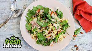 Chicken pasta salad from delish.com is loaded with all the best ingredients, making it perfect for dinner or as side. Pasta Salad Recipe With Chicken Pear Woolworths Youtube