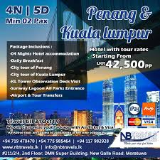 Promo flight tickets from penang (pen) to kuala lumpur (kul). Penang Kuala Lumpur Package Nb Travels Tours Facebook