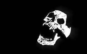 75 Black Skull Background On Wallpapersafari