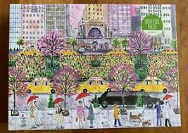 Michael storrings apres ski 1000 piece jigsaw puzzle 20 x 27 new. Galison Spring On Park Avenue Michael Storrings 1000 Piece Jigsaw Puzzle 9780735348202 Ebay