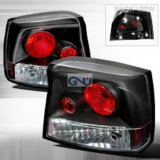 Dodge Charger 2005 2008 Black Euro Tail Lights Dodge Charger Tail Light Lights