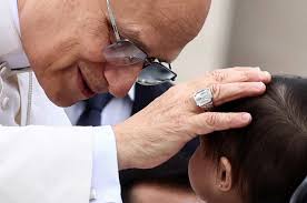 Did Pope wear silver fisherman's ring at general audience?