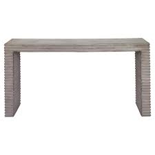 Mr Brown Belmont Industrial Grey Corrugated Stone Outdoor Console Table Outdoor Console Table Designer Console Table Eclectic Console Tables