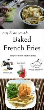 homemade baked french fries (the best