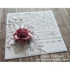 Create a truly personal gift. Beautiful Handmade Wedding Card