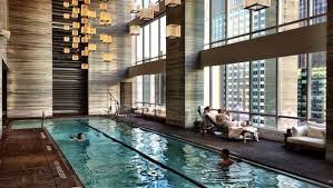 Swanky Midtown Pool Plays Underwater Classical Music Hotel Pool Indoor Swimming Pools Pool