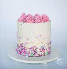See more ideas about rose cake, cake, cupcake cakes. How To Decorate Your First Cake Step By Step Video Sugar Geek Show