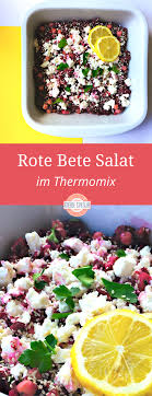 Rote Bete Salat Im Thermomix Thermomix Salat Rote Bete Salat Thermomix Rezepte
