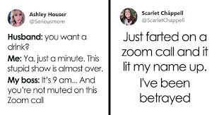 50 Funny Tweets From People Who Are So Done With Zoom Calls Bored Panda Twitter quotes tweet quotes broken quotes baddie quotes.