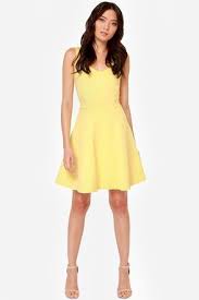 Lulus Exclusive Merengue Moment Yellow Dress Cute Yellow Dresses Yellow Dress Dresses