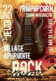Concert Rock Au Village Aphrodite Leucate Concert Rock Concert Groupe Pop Rock