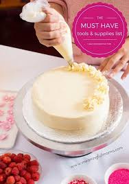 People often ask me what supplies they need to start decorating cookies. Must Have Cake Decorating Tools And Supplies