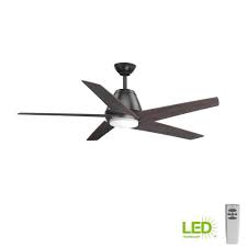 Coolly modern, the trevina ii ceiling fan offers both form and function. Progress Lighting Gust Collection 54 In Led Graphite Ceiling Fan P2582 14330k The Home Depot Brushed Nickel Ceiling Fan Ceiling Fan Progress Lighting