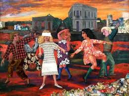 Es uno de los juegos tradicionales que gusta a los niños porque se divierten muhco. Antonio Berni La Gallina Ciega Gallina Ciega Exposiciones Arte Politico