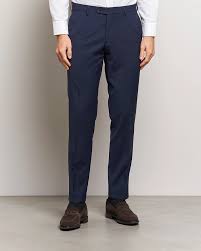 Oscar Jacobson Dave Trousers Navy