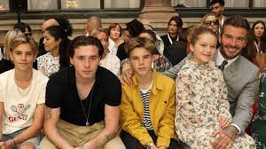 Find the perfect david beckham kids stock photos and editorial news pictures from getty images. David Beckham Shares The Sweetest Photos Of All Four Kids Supporting Victoria S Fashion Show Entertainment Tonight