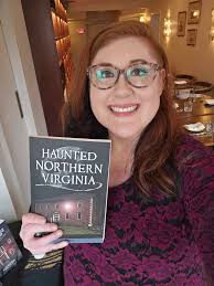All set up and ready to go at Elaine's! I'll be here until 3pm. Come get  some yummy food and hear ghost stories around Arlington and surrounding  areas in NOVA!