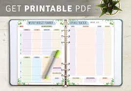 In case the vital detai. Printable Budget Templates Download Pdf A4 A5 Letter Size