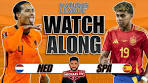 Nederland 2-2 Spanje Live | Nations League | Watch Along - YouTube