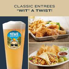 Place fish in a grill pan or cast iron skillet. Bj S Restaurant Brewhouse Catch Our Classic Entrees Wit A Twist Enjoy Bj S 5 Times Award Winning Nit Wit Beer Batter In Our Fish N Chips Or Fried Mahi Mahi Tacos For A