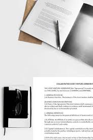 Sample Joint Venture Agreement Collaboration Agreement Joint Venture Template Brand Partner Agreement Ad Agreement Sample Contract Work For Hire Podcasts Blog Ads