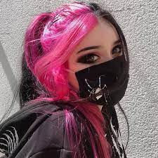Think of this as more of a tint than a committed relationship to a whole new color: Aesthetic Hair Pink And Black Facebook