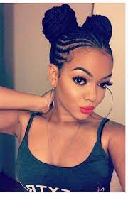 Loving The Braided Puffs Natural Hair Styles Cornrow Hairstyles Braided Hairstyles