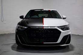 Technically, a paint job can look better and deeper than a wrap. Audi A1 Half Black And White Wrap Revive Wraps