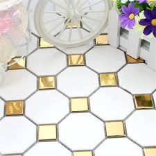 3.3 out of 5 stars. Glossy Gold Matt White Ceramic Mosaic Bathroom Kitchen Washroom Anti Slip Floor Tile Wall Tile Exterior Decoration Tile Mosaic Making Aliexpress