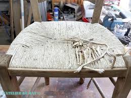 Maybe you would like to learn more about one of these? Transformer Une Chaise Paillee En Chaise Bistrot L Atelier De Mat