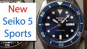Seiko 5kx 5 Sports Blue Dial Hands On Review Youtube